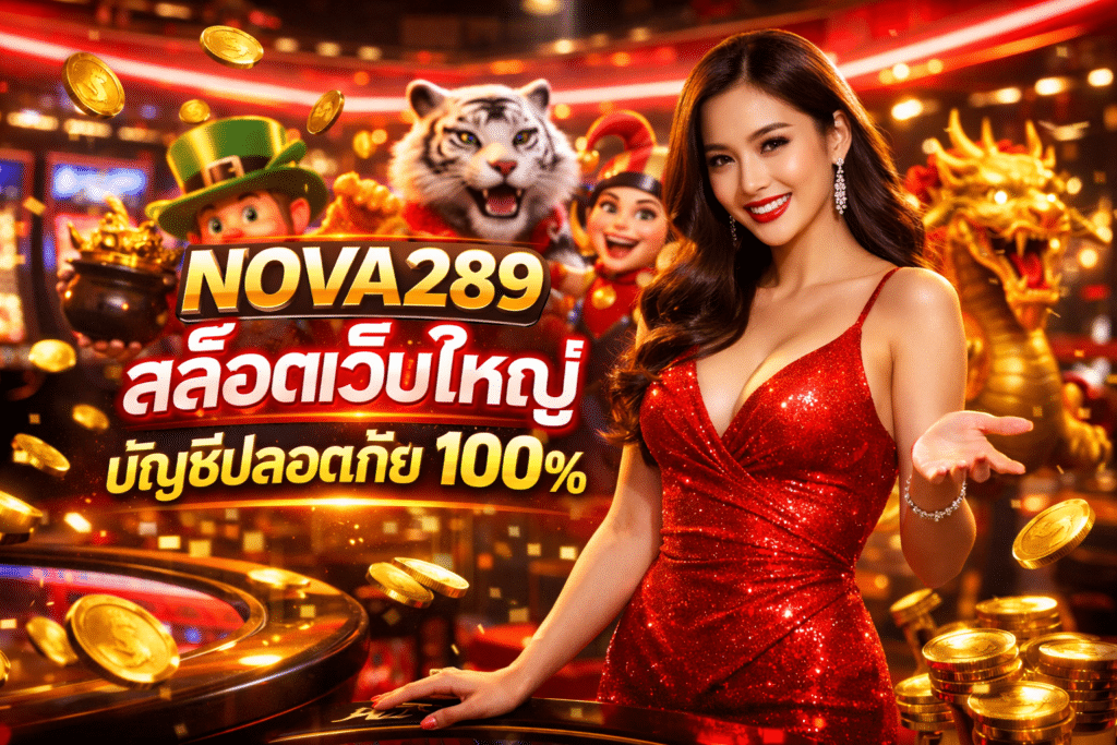 NOVA289 สล็อตเว็บใหญ่ ปลอดภัย 100% เว็บตรง บัญชีไม่ถูกล็อค